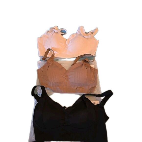 Shaping No Lines Uplifting Padded Bras Large 34" Wireless Pure Comfort Women's - Picture 1 of 15